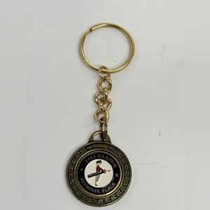 vintage 2002 U.S. Open Bethpage Black golf souvenir keychain